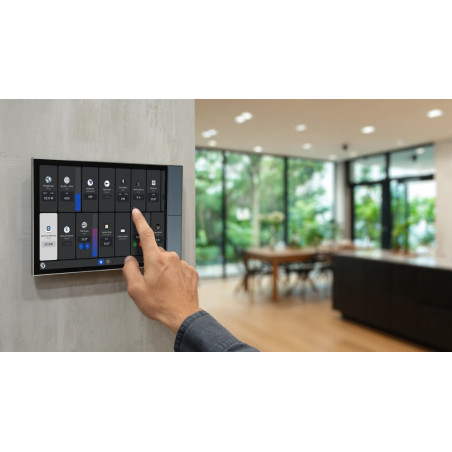 resigilat shelly wall display xl negru - panou tactil smart 10.1" pentru control central al casei