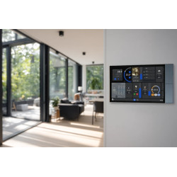 resigilat shelly wall display xl negru - panou tactil smart 10.1" pentru control central al casei