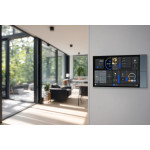 resigilat shelly wall display xl negru - panou tactil smart 10.1" pentru control central al casei