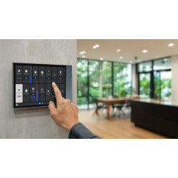 resigilat shelly wall display xl silver - panou tactil smart 10.1" pentru control central al casei