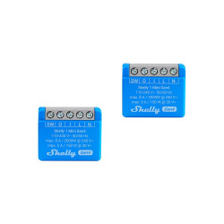 resigilat pachet 2x shelly 1 mini gen4 - releu inteligent wifi, zigbee, matter, bluetooth
