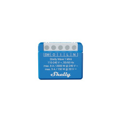 resigilat shelly wave 1 mini lr - releu inteligent z-wave long range pentru control automatizat