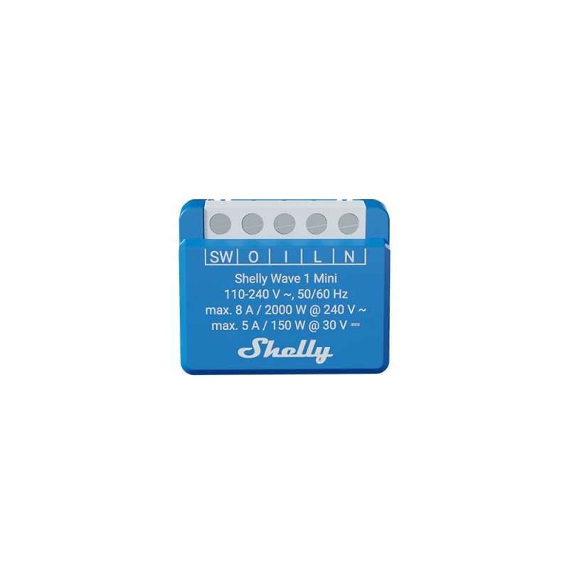 resigilat shelly wave 1 mini lr - releu inteligent z-wave long range pentru control automatizat