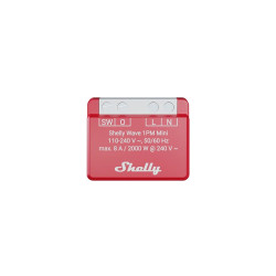 resigilat shelly wave 1pm mini lr - releu inteligent z-wave long range cu masurare consum