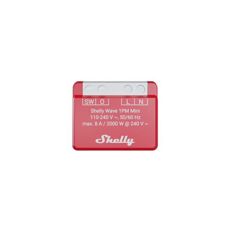 resigilat shelly wave 1pm mini lr - releu inteligent z-wave long range cu masurare consum