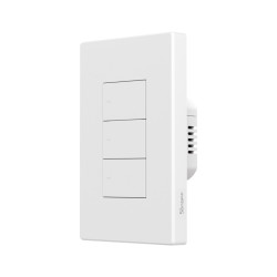 resigilat sonoff switchman m5-3c-120w - intrerupator inteligent cu 3 canale, butoane fizice si control wi-fi