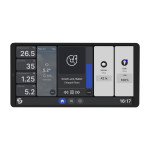 resigilat shelly wall display x2 black - panou de control smart home, ecran tactil 4", gateway bluetooth si senzori integrat