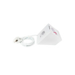 resigilat shelly socket for wall display stand white - soclu pentru montaj pe stand al shelly wall display, alb