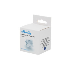 resigilat shelly socket for wall display stand white - soclu pentru montaj pe stand al shelly wall display, alb