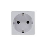 resigilat shelly socket for wall display stand white - soclu pentru montaj pe stand al shelly wall display, alb