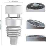 resigilat ecowitt ws90 (wittboy) - statie meteo 7-in-1, powered by shelly senzor haptic de ploaie si anemometru sonic, inte