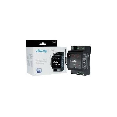 resigilat shelly wave pro 3 (2025) lr - releu profesional z-wave cu 3 canale, montaj pe sina din si tehnologie long range