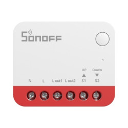 resigilat sonoff zigbee smart roller shutter switch mini-zbrbs - control complet pentru jaluzele, draperii si rulouri