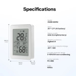 resigilat sonoff snzb-02dr2, airguard th - senzor de temperatura si umiditate zigbee 3.0 cu afisaj lcd si monitorizare de 