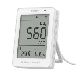resigilat sonoff airguard co2 - monitor inteligent co2 cu matter over wi-fi pentru calitatea aerului (sawf-08p)