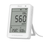 resigilat sonoff airguard co2 - monitor inteligent co2 cu matter over wi-fi pentru calitatea aerului (sawf-08p)