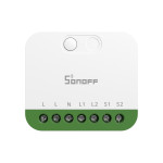 resigilat sonoff mini-2gs - releu inteligent mini zigbee 3.0, 10a, montaj in doza si control dual