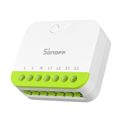 resigilat sonoff mini-zb2gs - releu inteligent mini zigbee 3.0, 10a, cu fir de nul, design extreme si finisaj silver