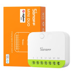 resigilat sonoff mini-zb2gs - releu inteligent mini zigbee 3.0, 10a, cu fir de nul, design extreme si finisaj silver