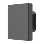resigilat sonoff m5-3c-86m - intrerupator inteligent triplu cu buton fizic, 3 canale, wi-fi, seria switchman