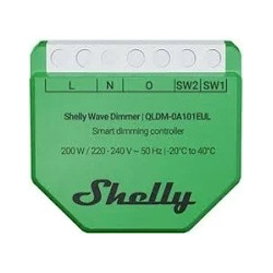 resigilat shelly wave dimmer (2025) lr - variator inteligent z-wave 800, long range, 200w, fara nul