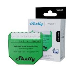 resigilat shelly wave dimmer (2025) lr - variator inteligent z-wave 800, long range, 200w, fara nul