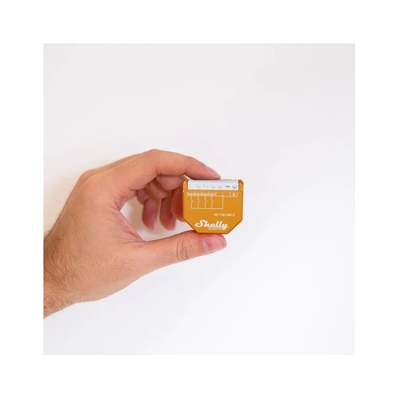 resigilat shelly wave i4 lr - controler inteligent de scene z-wave 800, long range, 4 intrari digitale