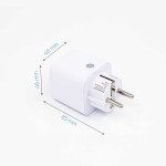 resigilat shelly plug pm gen3 white - priza inteligenta cu monitorizare consum, wi-fi & bluetooth, 2500w, noua generatie ge