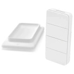resigilat shelly blu rc button 4 zb - telecomanda inteligenta zigbee 3.0, 4 butoane, control scene si dispozitive