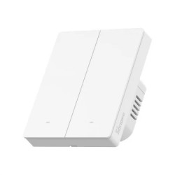 resigilat intrerupator inteligent sonoff zbm5-2c-80w, 2 canale, 10a, zigbee, alb