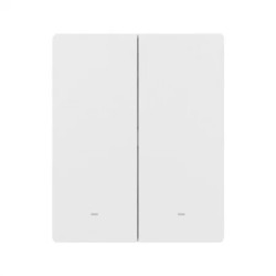resigilat intrerupator inteligent sonoff zbm5-2c-80w, 2 canale, 10a, zigbee, alb