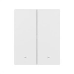 resigilat intrerupator inteligent sonoff zbm5-2c-80w, 2 canale, 10a, zigbee, alb