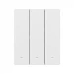resigilat intrerupator inteligent sonoff zbm5-3c-80w, 3 canale, 10a, zigbee , alb