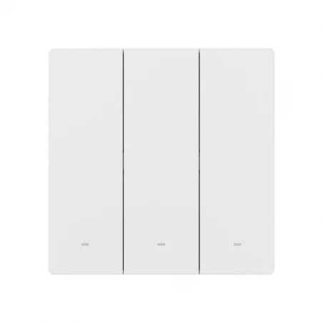 resigilat intrerupator inteligent sonoff zbm5-3c-86w, 3 canale, 10a, zigbee , alb
