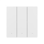 resigilat intrerupator inteligent sonoff zbm5-3c-86w, 3 canale, 10a, zigbee , alb