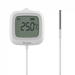 resigilat senzor de temperatura si umiditate sonoff snzb-02ld, zigbee 3.0