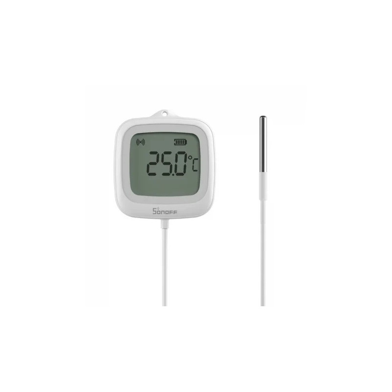 resigilat senzor de temperatura si umiditate sonoff snzb-02ld, zigbee 3.0