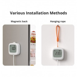 resigilat senzor de temperatura si umiditate sonoff snzb-02ld, zigbee 3.0
