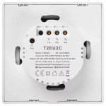 resigilat sonoff t2eu2c-rf - intrerupator inteligent tactil cu radiofrecventa, 2 canale
