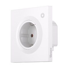 resigilat sonoff ws01tpf-e - priza inteligenta wi-fi incastrabila, monitorizare consum, 16a, control vocal si automatiza