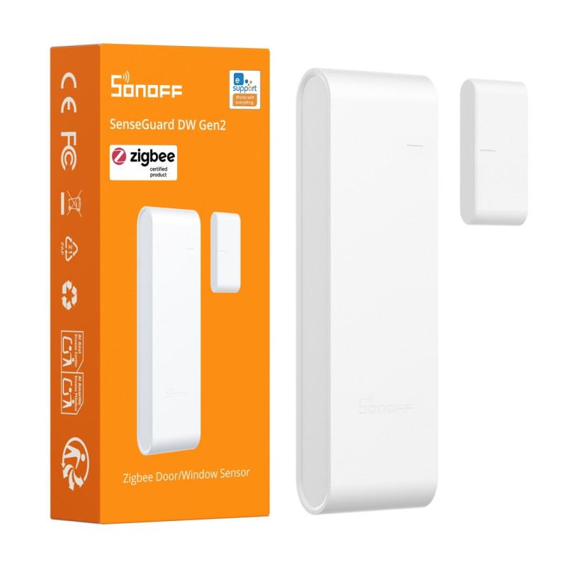 resigilat sonoff snzb-04pr2 zigbee 3.0 - senzor inteligent de contact pentru usi si ferestre, notificari in timp real si 