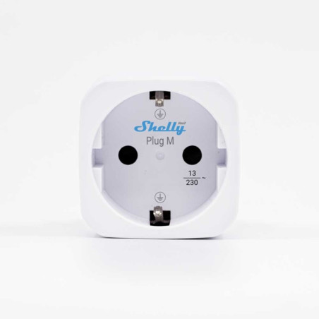 resigilat shelly plug m gen3 - priza inteligenta wi-fi si bluetooth, monitorizare energie, procesor shelly chip, control lo