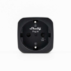 resigilat shelly plug m gen3 black - priza inteligenta wi-fi si bluetooth, monitorizare energie, procesor shelly chip, cont