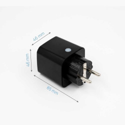 resigilat shelly plug m gen3 black (pachet 2 prize) - priza inteligenta wi-fi si bluetooth, monitorizare energie, procesor 