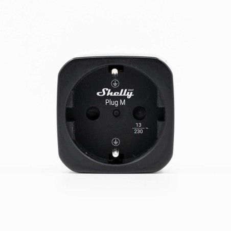 resigilat shelly plug m gen3 black (pachet 4 prize)- priza inteligenta wi-fi si bluetooth, monitorizare energie, procesor s