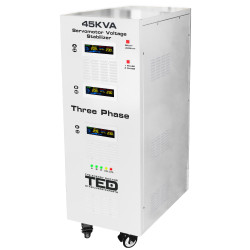 stabilizator retea maxim 45kva-svc cu servomotor trifazat-trifazat ted000170