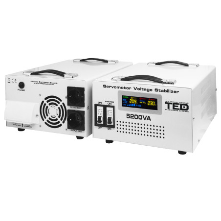 stabilizator retea maxim 5200va-svc cu servomotor monofazat ted000200