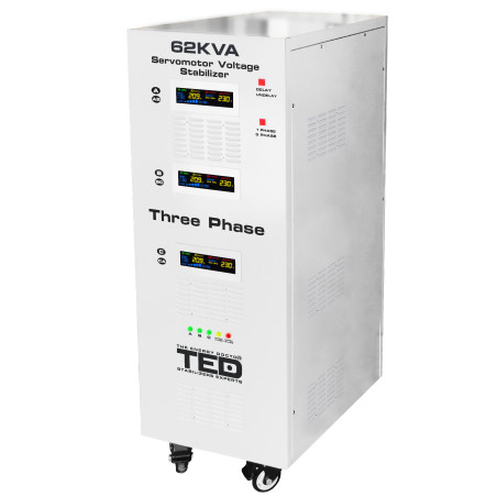 stabilizator retea maxim 62kva-svc cu servomotor trifazat-trifazat ted000217