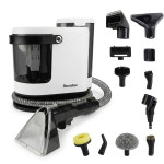 aspirator cu spalare si abur rovotec easy wash, 1700w, curatare cu apa rece calda, abur, 9 accesorii, 15k pa, autocuratare, elim