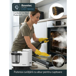 aspirator cu spalare si abur rovotec easy wash, 1700w, curatare cu apa rece calda, abur, 9 accesorii, 15k pa, autocuratare, elim